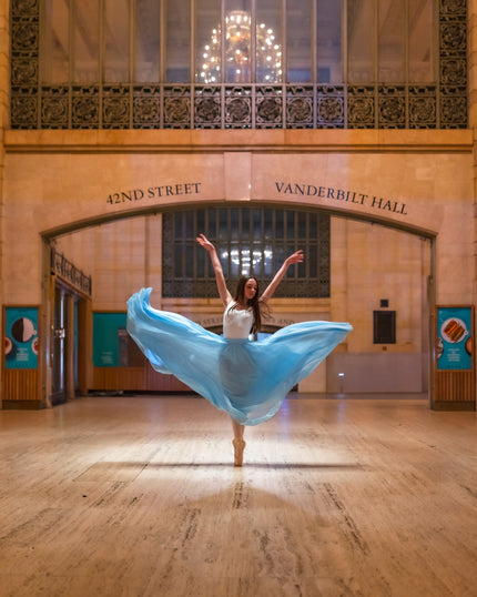 Kinetic Grand Central Skirt Dusty Blue