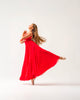 Kinetic Double Layered Skirt Red