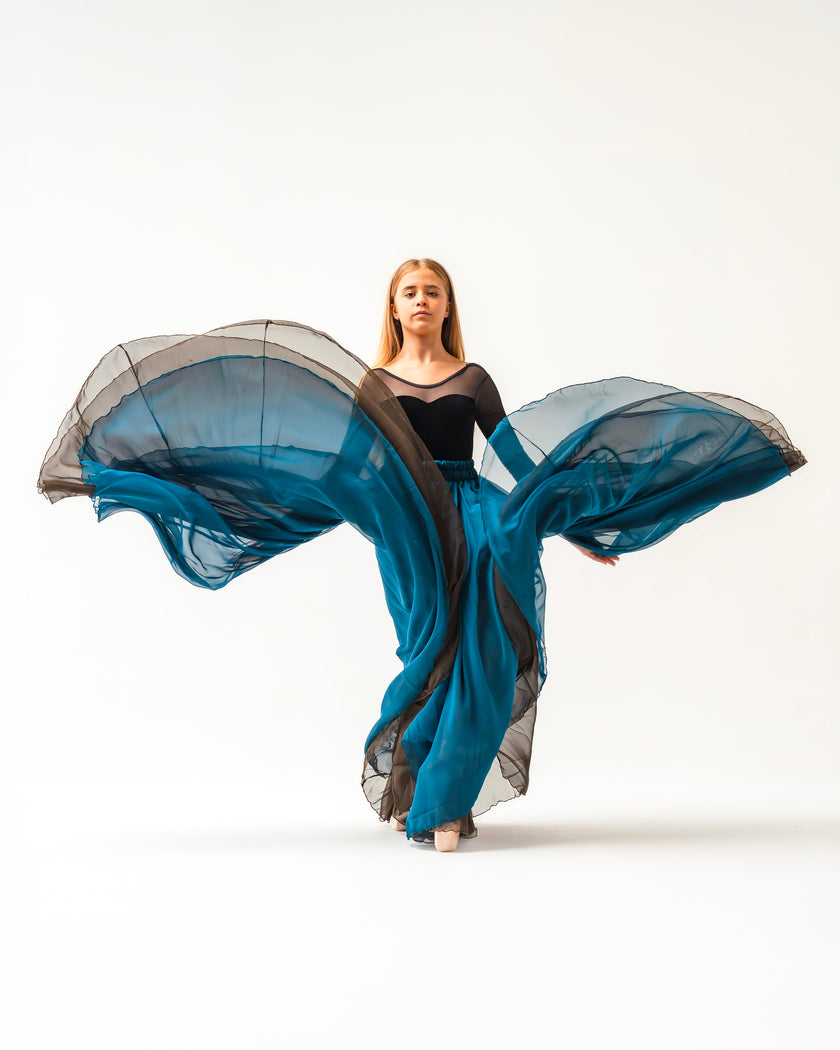 Kinetic Duo Two Skirt Peacock & Coffee