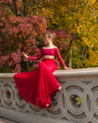 Kinetic Central Park 360 Skirt Crimson