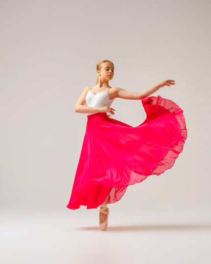 Kinetic Double Layered Skirt Pink