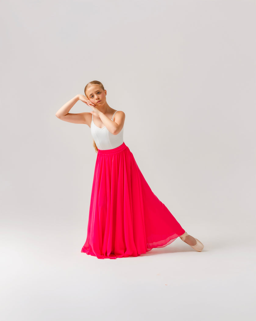 Kinetic Double Layered Skirt Pink