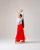 Kinetic Double Layered Skirt Red