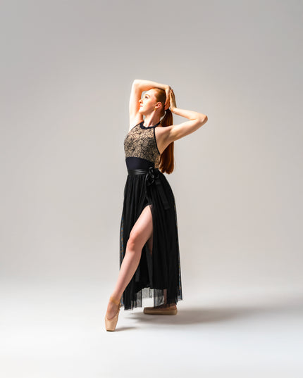Kinetic Triple Layered Tulle Black