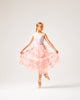 Kinetic 3D Floral Skirt Pink