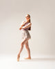 Kinetic Embroidery Lace Up Wrap Skirt - Lavender