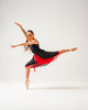 Kinetic Reversible Double Layered Wrap Skirt Red/Black