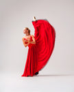 Kinetic Duo Two Skirt Rose Red & Black