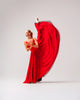 Kinetic Duo Two Skirt Rose Red & Black
