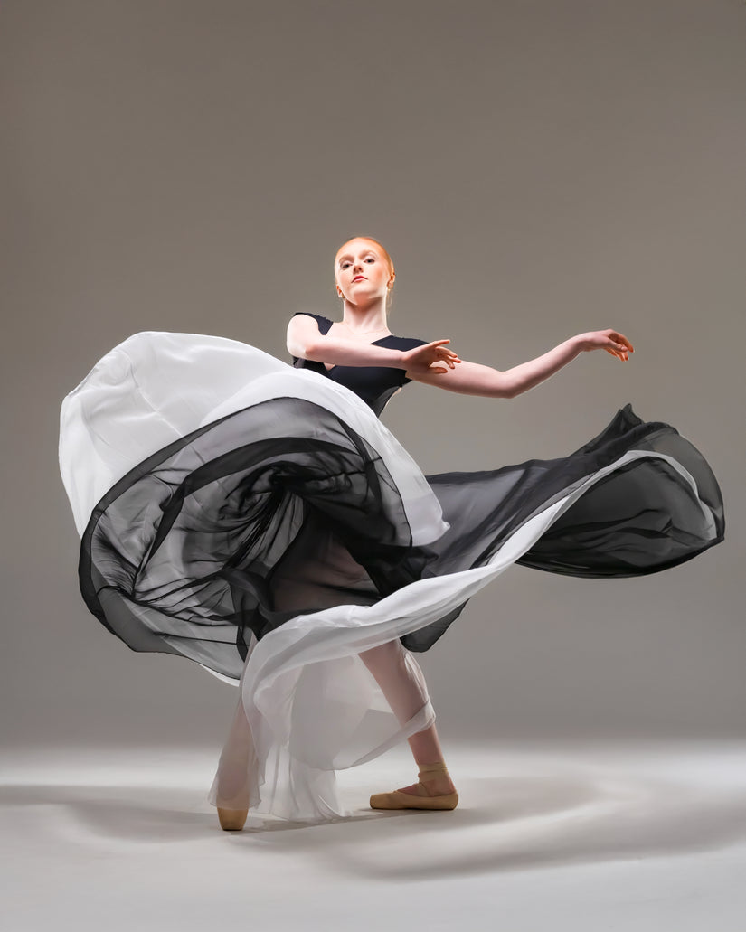 Kinetic Duo Two Skirt Black & White