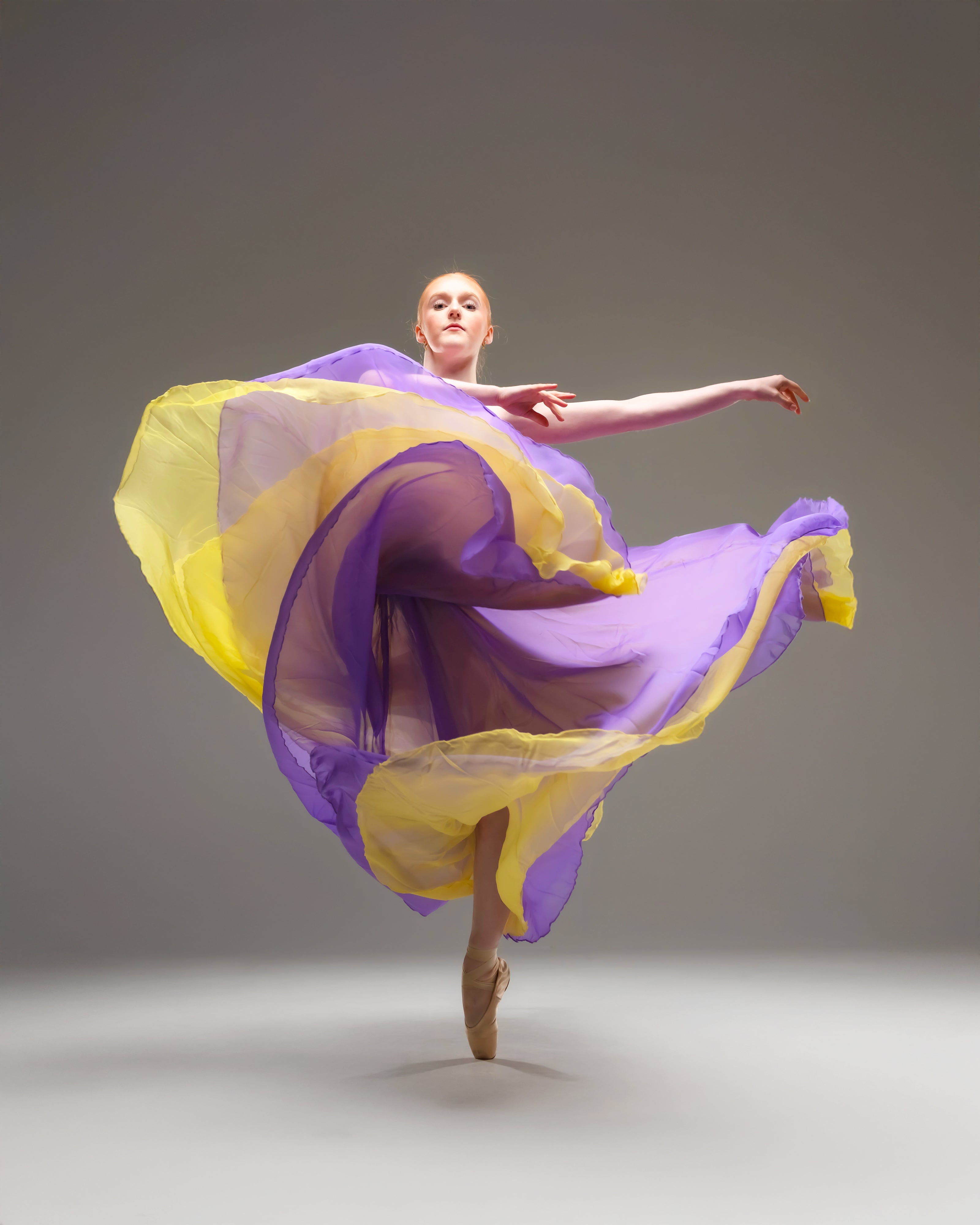 Kinetic Duo Two Skirt Lavender & Yellow