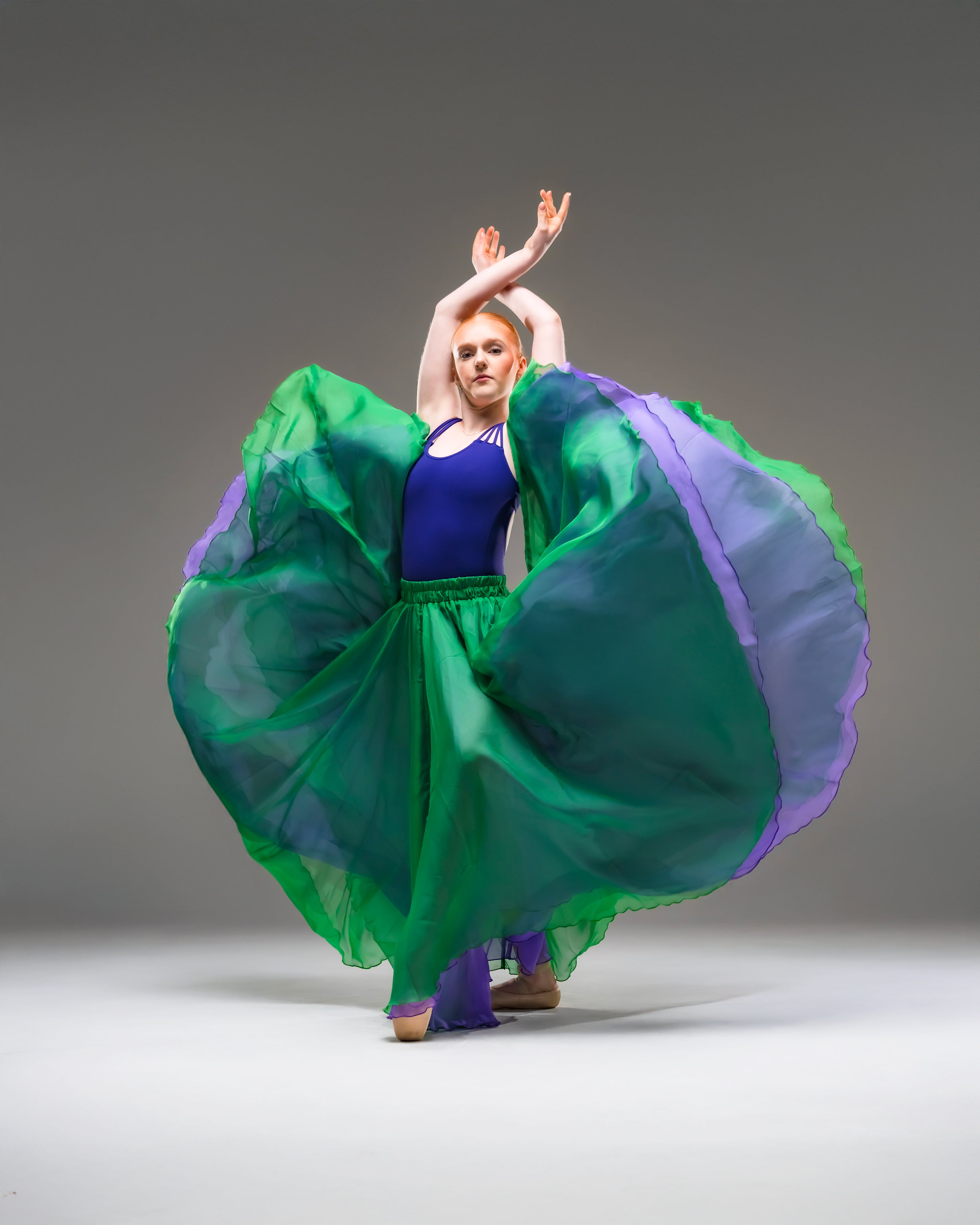 Kinetic Duo Two Skirt Emerald & Lilac