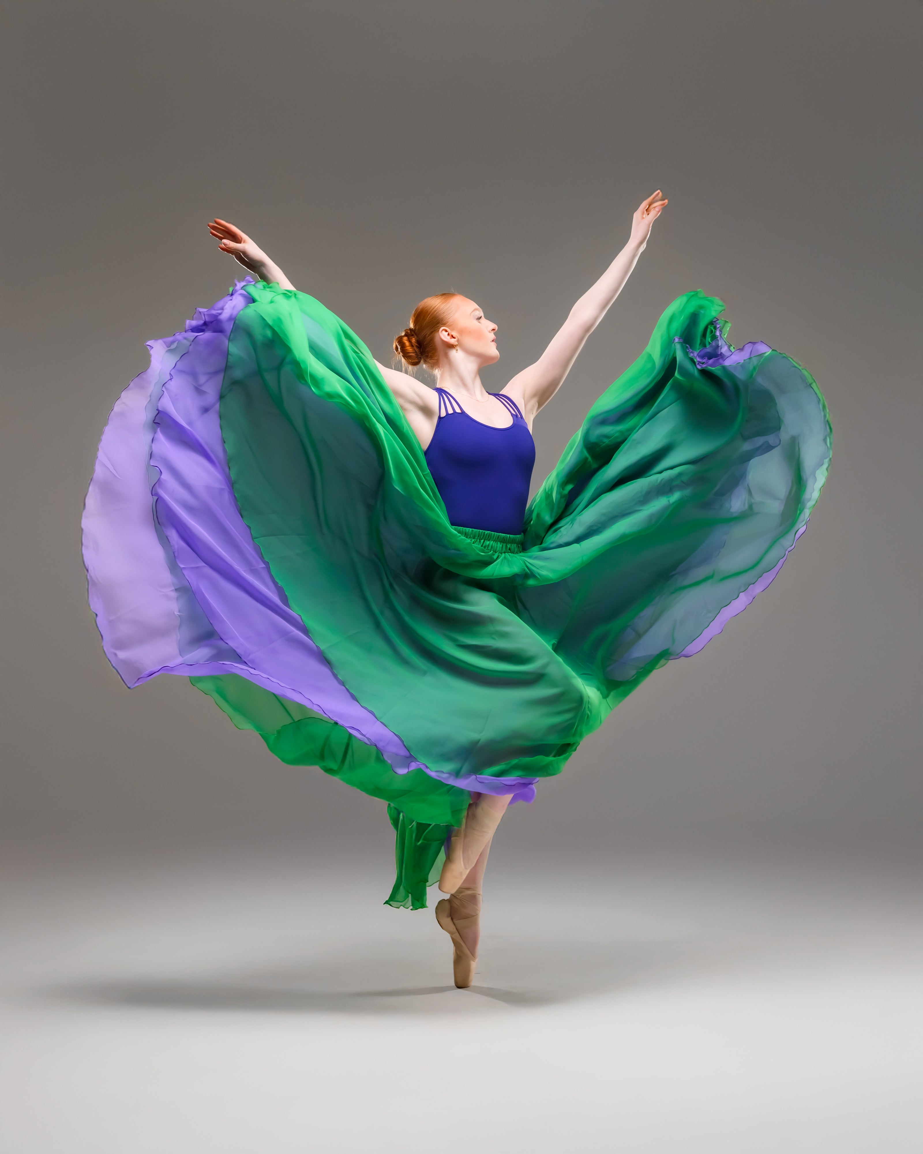 Kinetic Duo Two Skirt Emerald & Lilac